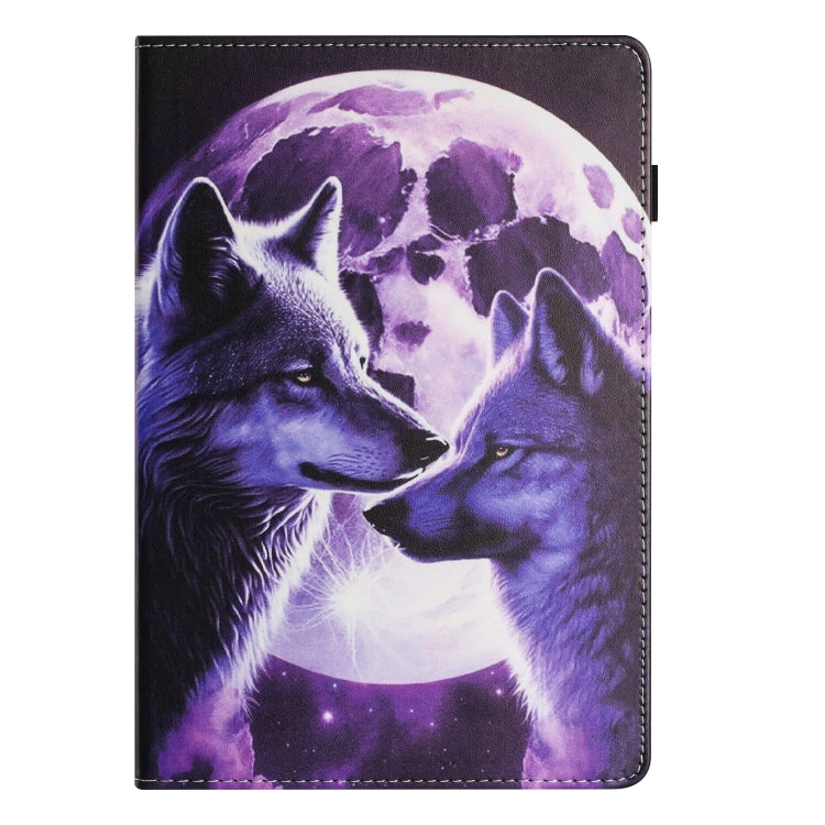 For Lenovo Tab M10 Sewing Litchi Texture Smart Leather Tablet Case(Wolf) - Lenovo by PMC TechLife | Online Shopping South Africa | PMC TechLife | Buy Now Pay Later Mobicred
