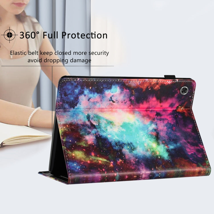 For Lenovo Tab M10 Plus 3rd Gen Sewing Litchi Texture Smart Leather Tablet Case(Starry Sky) - Lenovo by PMC TechLife | Online Shopping South Africa | PMC TechLife | Buy Now Pay Later Mobicred