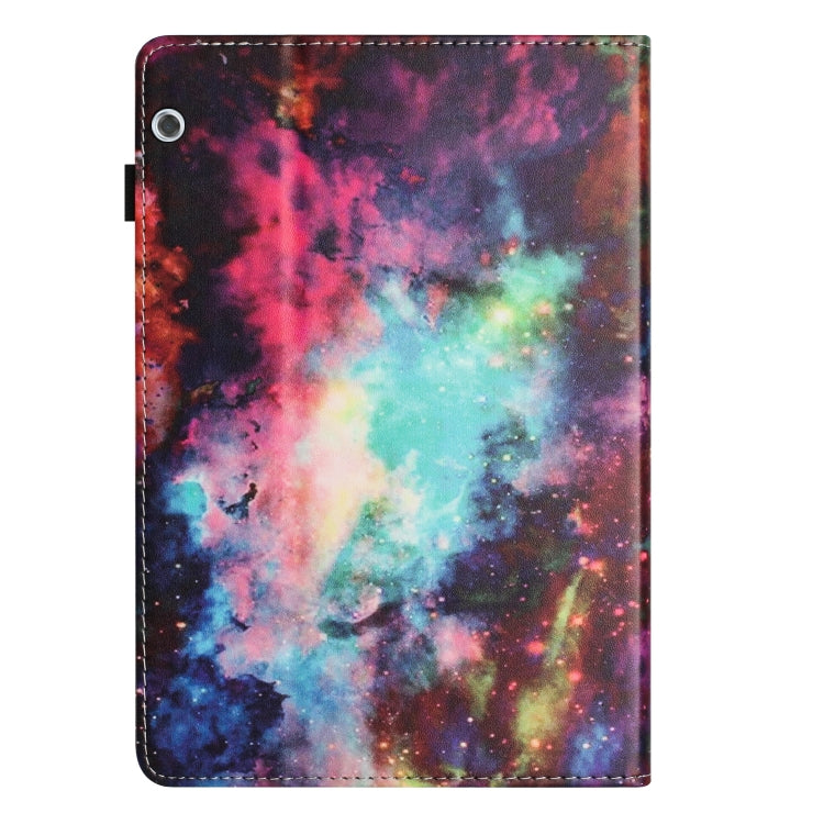 For Huawei MediaPad T3 10 Sewing Litchi Texture Smart Leather Tablet Case(Starry Sky) - Huawei by PMC TechLife | Online Shopping South Africa | PMC TechLife | Buy Now Pay Later Mobicred
