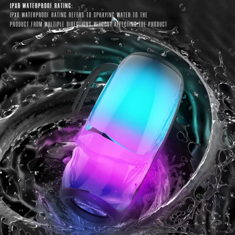 HOPESTAR P40 Pro IPX6 Waterproof RGB Light Wireless Bluetooth Speaker(Blue) - free shipping - PMC Jewellery - Order now!