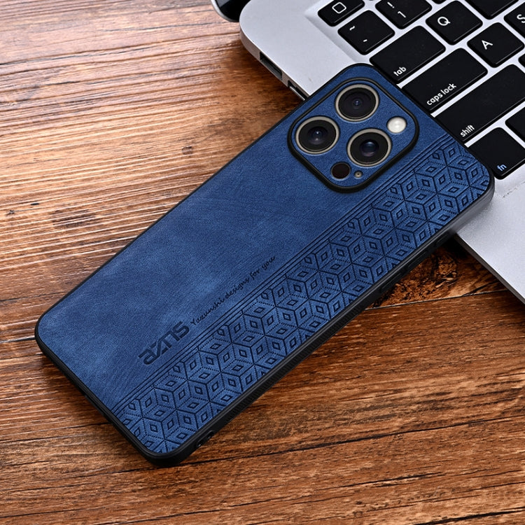 For iPhone 16 Pro Max AZNS 3D Embossed Skin Feel Phone Case(Sapphire Blue) - iPhone 16 Pro Max Cases by AZNS | Online Shopping South Africa | PMC Jewellery | Buy Now Pay Later Mobicred