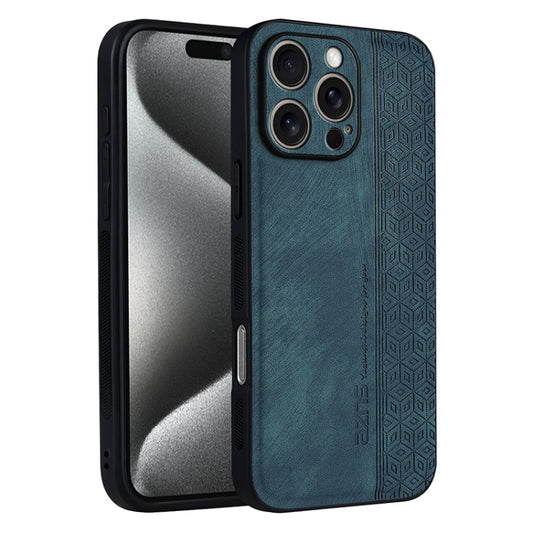 For iPhone 16 Pro AZNS 3D Embossed Skin Feel Phone Case(Dark Green) - iPhone 16 Pro Cases by AZNS | Online Shopping South Africa | PMC Jewellery | Buy Now Pay Later Mobicred