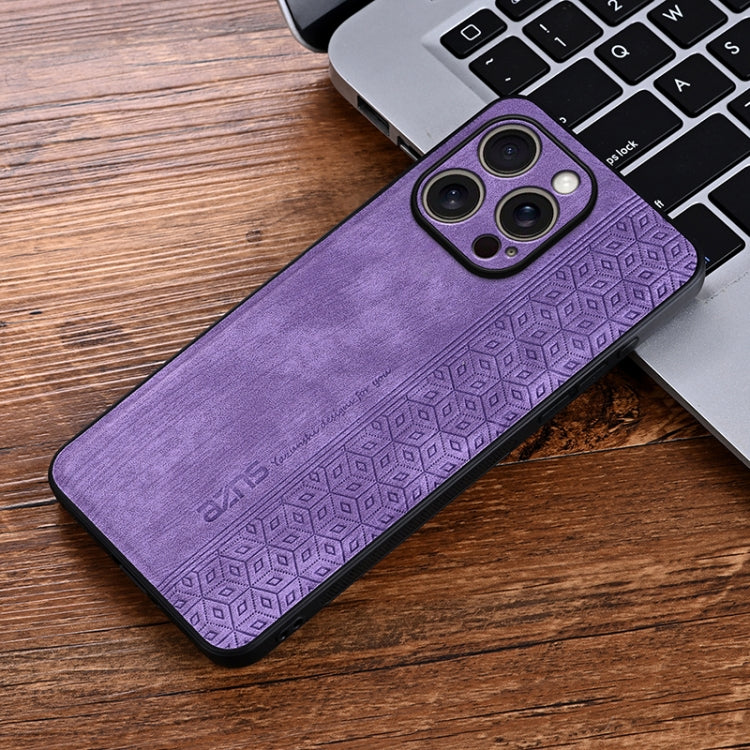 For iPhone 16 Pro AZNS 3D Embossed Skin Feel Phone Case(Purple) - iPhone 16 Pro Cases by AZNS | Online Shopping South Africa | PMC Jewellery | Buy Now Pay Later Mobicred