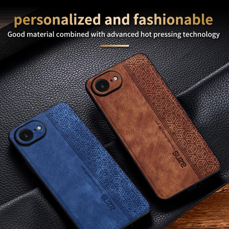 For iPhone 16e AZNS 3D Embossed Skin Feel Phone Case(Purple) - free shipping - PMc TechLife - Order now!