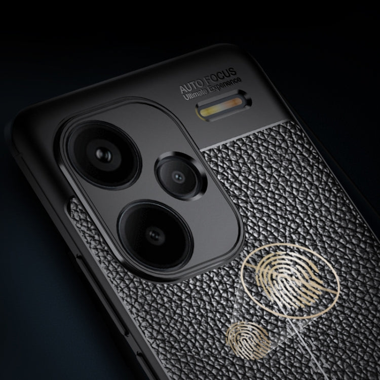 For Xiaomi Redmi Note 13 Pro+ Litchi Texture Shockproof TPU Phone Case(Black) - free shipping - PMC TechLife - Order now!
