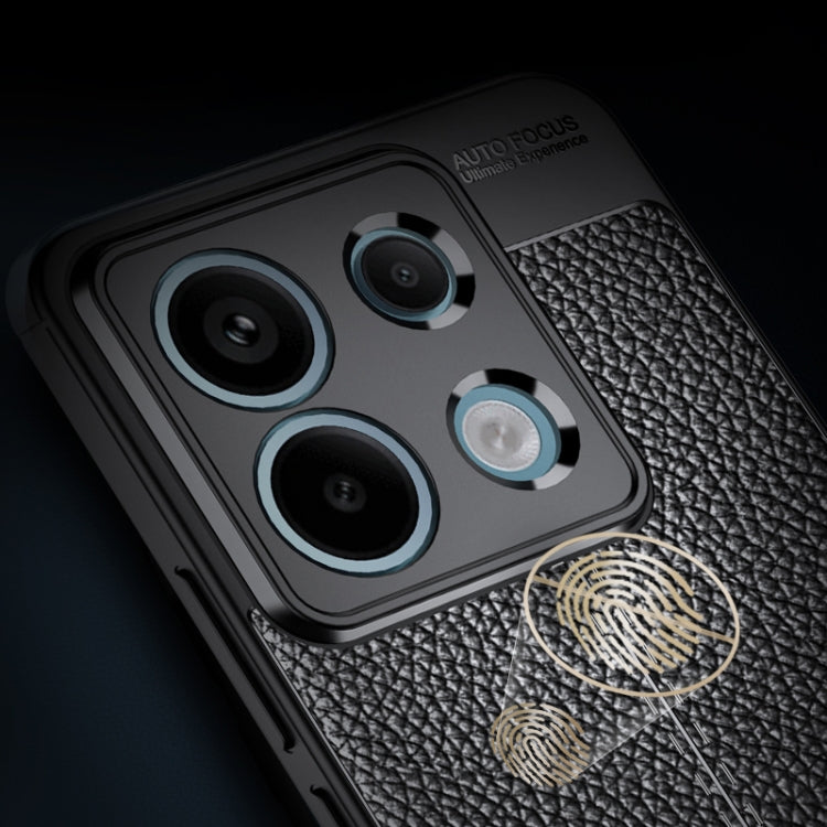 For Xiaomi Redmi Note 13 Pro Litchi Texture Shockproof TPU Phone Case(Blue) - free shipping - PMC TechLife - Order now!