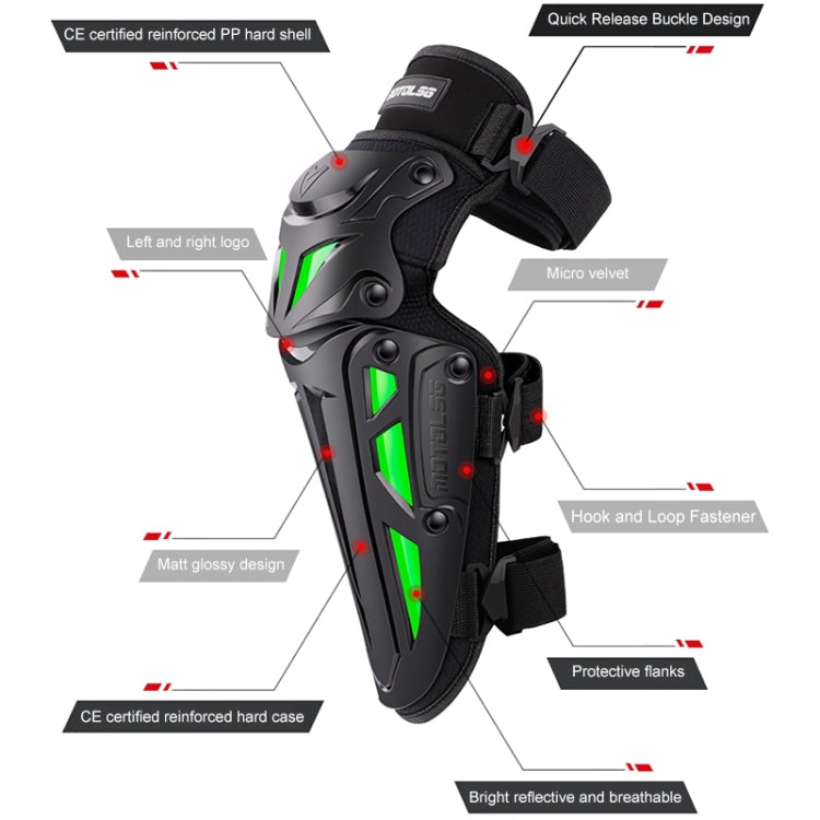 Motolsg MT-05 Motorcycle Bicycle Riding Protective Gear 2 in 1 Elbow Pads(Green) - free shipping - PMC TechLife - Order now!