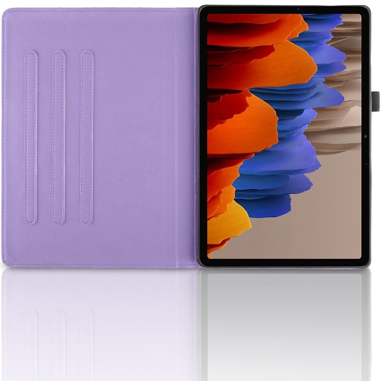 For Samsung Galaxy Tab S10+ / S9+ / S8+ Tree Life Embossed Rotation Leather Tablet Case(Purple) - free shipping - PMC Jewellery - Order now!