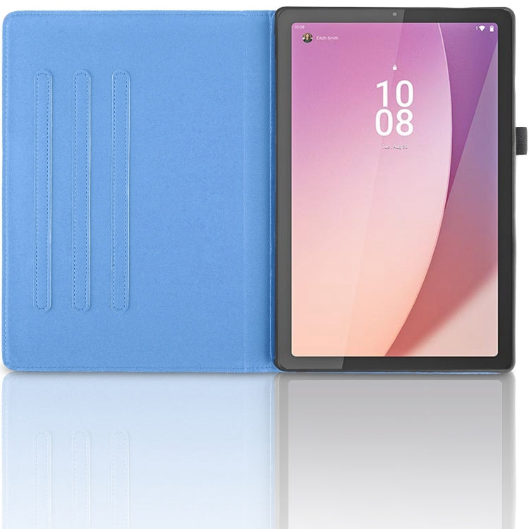 For Lenovo Tab M9 Tree Life Embossed Rotation Leather Tablet Case(Blue) - Lenovo by PMC TechLife | Online Shopping South Africa | PMC TechLife | Buy Now Pay Later Mobicred