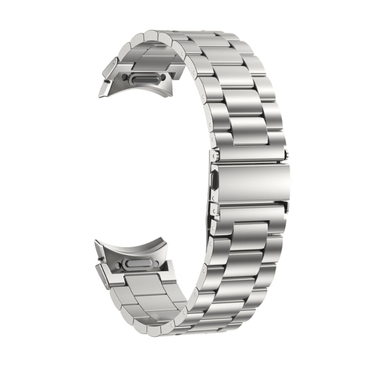 For Samsung Galaxy Watch 6 Three Strains Metal Watch Band(Silver) - free shipping - PMC TechLife - Order now!