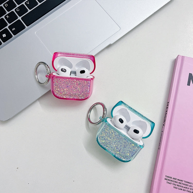 For AirPods Pro 2 Flash Diamond Epoxy Bluetooth Earphone Protective Case(Purple) - free shipping - PMC Jewellery - Order now!