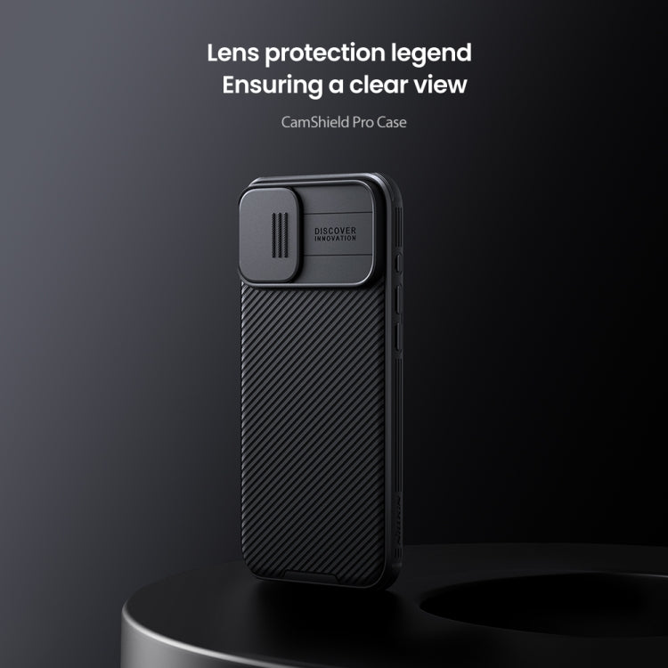 For iPhone 16 Plus NILLKIN CamShield Pro PC Phone Case(Blue) - free shipping - PMC Jewellery - Order now!