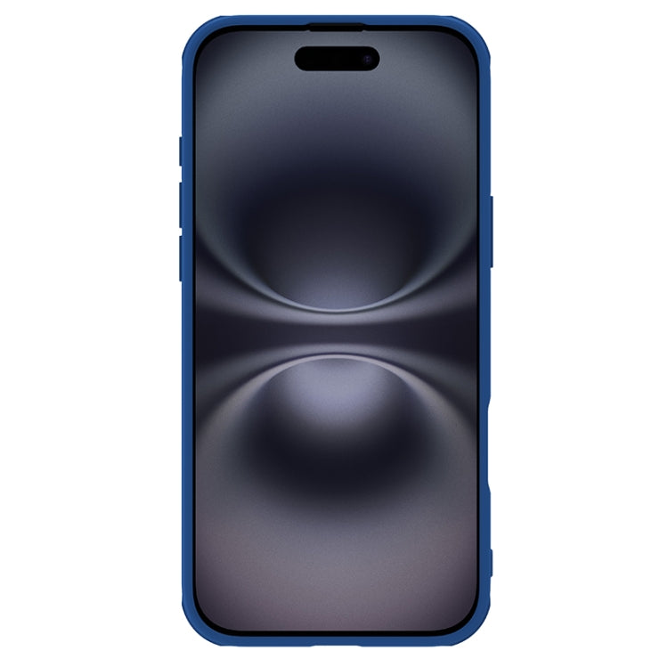 For iPhone 16 NILLKIN CamShield Pro PC Phone Case(Blue) - iPhone 16 Cases by NILLKIN | Online Shopping South Africa | PMC Jewellery | Buy Now Pay Later Mobicred