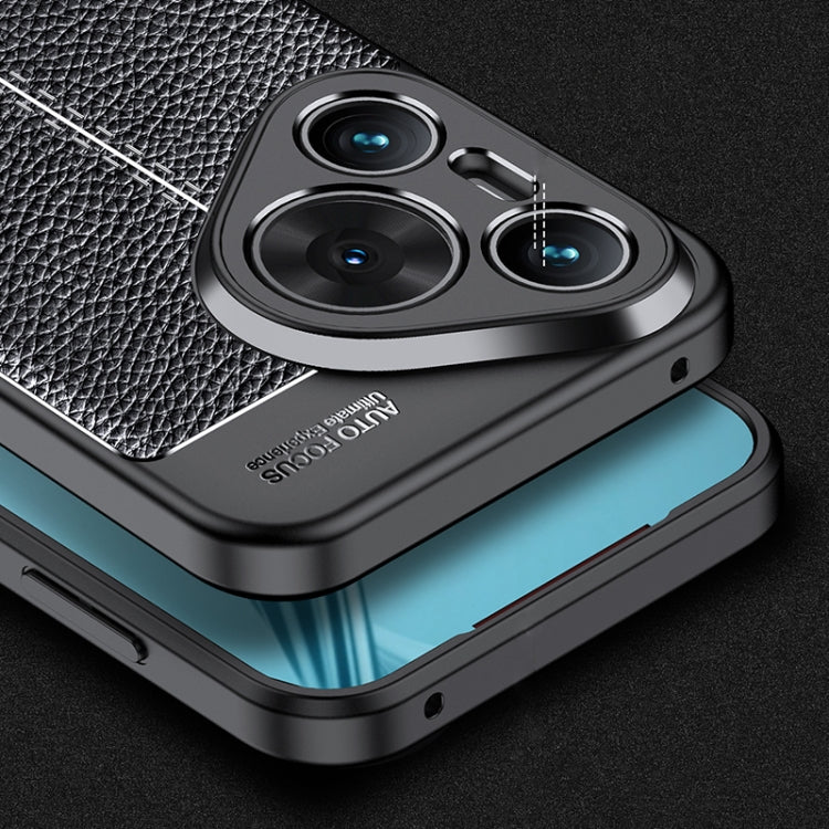 For Huawei Pura 70 Pro / 70 Pro+ Litchi Texture TPU Shockproof Phone Case(Black) - free shipping - PMC Jewellery - Order now!