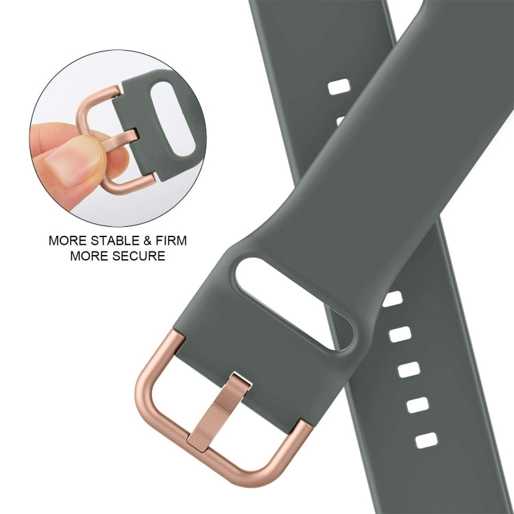 For Apple Watch Ultra 49mm Pin Buckle Silicone Watch Band(Olive) - free shipping - PMC TechLife - Order now!