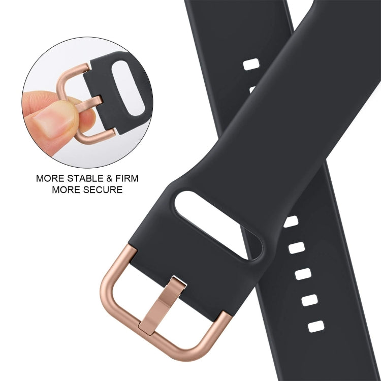 For Apple Watch SE 40mm Pin Buckle Silicone Watch Band(Dark Grey) - free shipping - PMC TechLife - Order now!