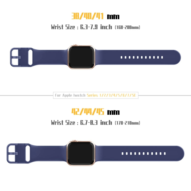 For Apple Watch SE 44mm Pin Buckle Silicone Watch Band(Violet Gray) - free shipping - PMC TechLife - Order now!