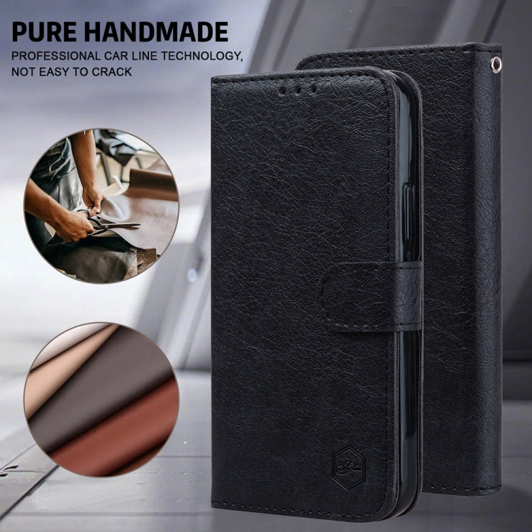 For Google Pixel 9 Skin Feeling Oil Leather Texture PU + TPU Phone Case(Black) - free shipping - PMC TechLife - Order now!
