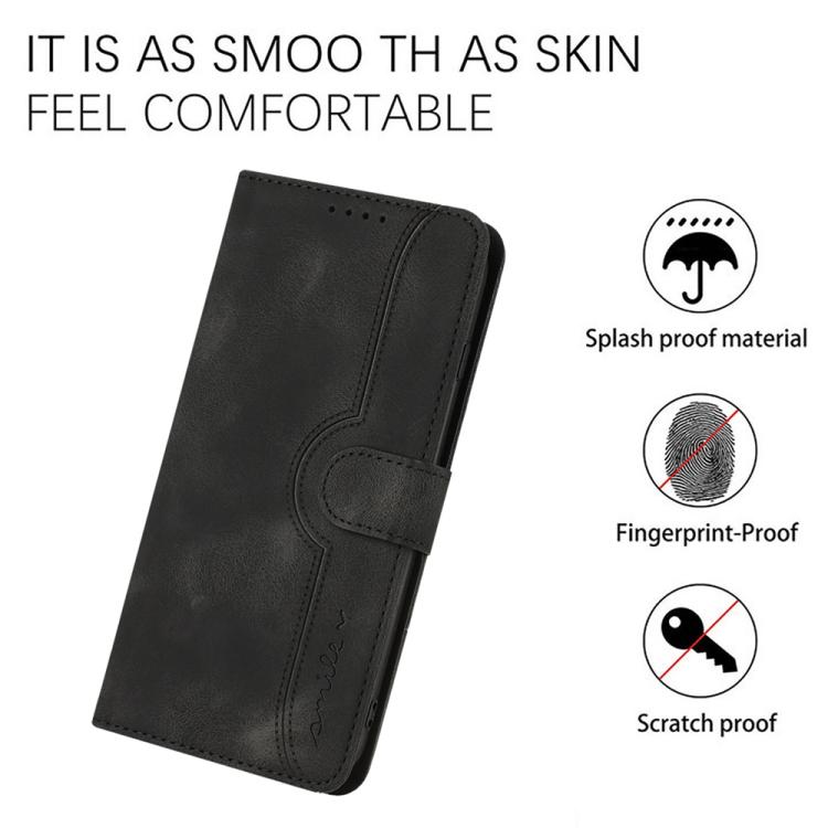 For iPhone 17 Air Heart Pattern Skin Feel Leather Phone Case(Black) - free shipping - PMc TechLife - Order now!