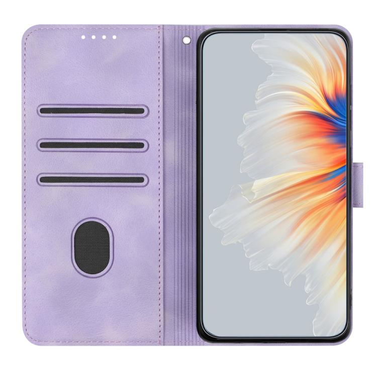 For iPhone 17 Air Heart Pattern Skin Feel Leather Phone Case(Purple) - free shipping - PMc TechLife - Order now!