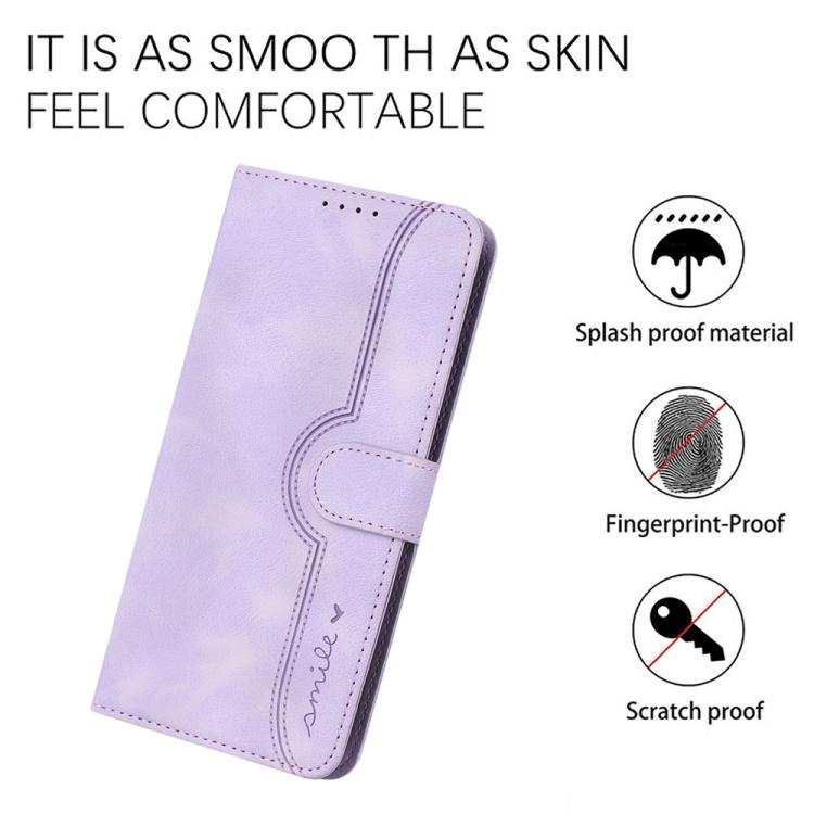 For iPhone 17 Air Heart Pattern Skin Feel Leather Phone Case(Purple) - free shipping - PMc TechLife - Order now!