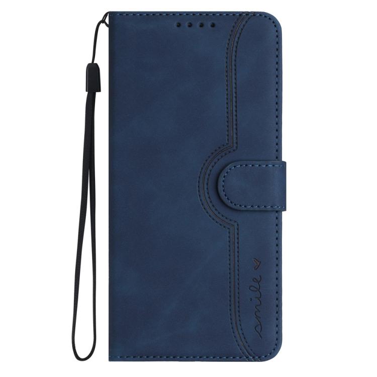 For iPhone 17 Heart Pattern Skin Feel Leather Phone Case(Royal Blue) - free shipping - PMc TechLife - Order now!