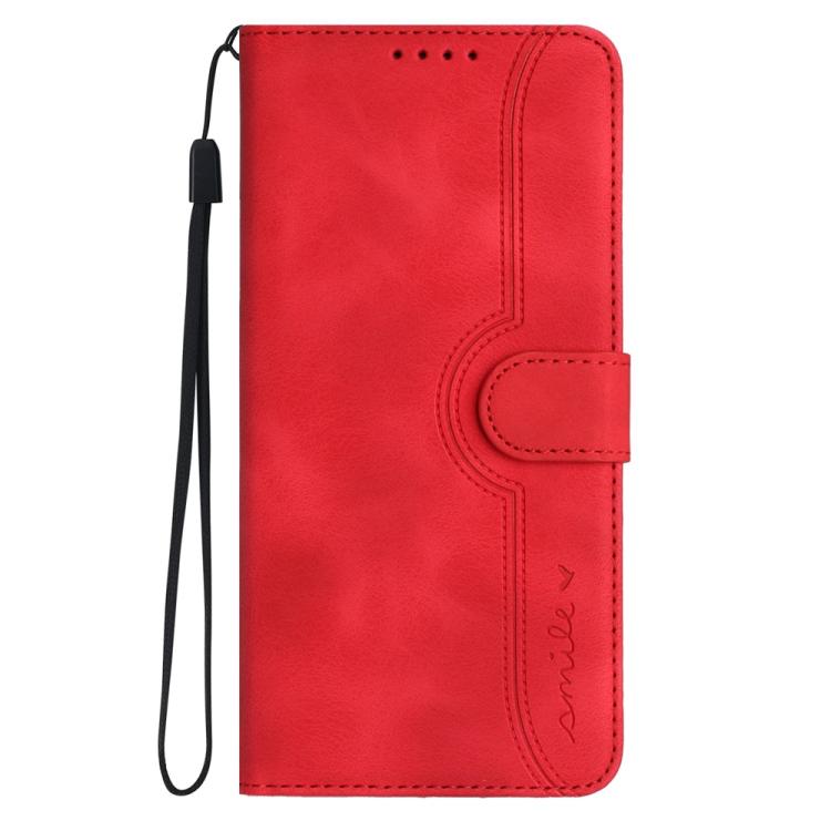 For iPhone 17 Pro Max Heart Pattern Skin Feel Leather Phone Case(Red) - free shipping - PMc TechLife - Order now!