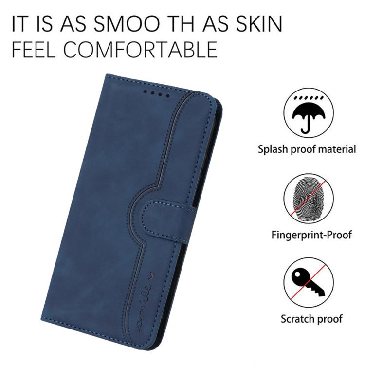 For iPhone 17 Pro Max Heart Pattern Skin Feel Leather Phone Case(Royal Blue) - free shipping - PMc TechLife - Order now!