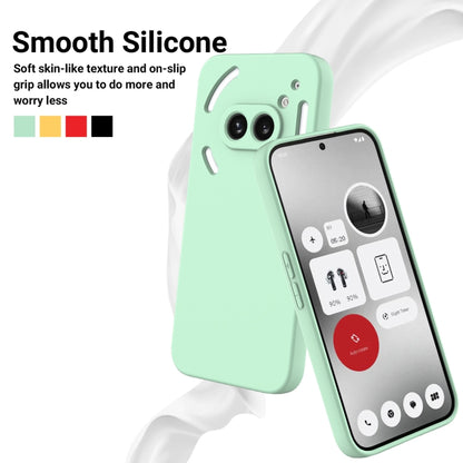 For Nothing Phone 2a Pure Color Liquid Silicone Shockproof Phone Case(Green) - More Brand by PMC Jewellery | Online Shopping South Africa | PMC Jewellery