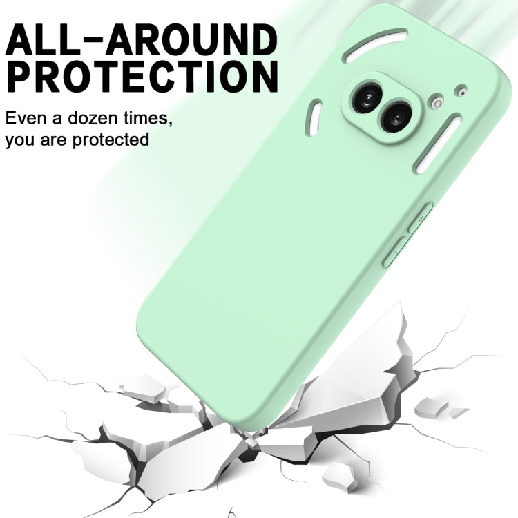 For Nothing Phone 2a Pure Color Liquid Silicone Shockproof Phone Case(Green) - More Brand by PMC Jewellery | Online Shopping South Africa | PMC Jewellery