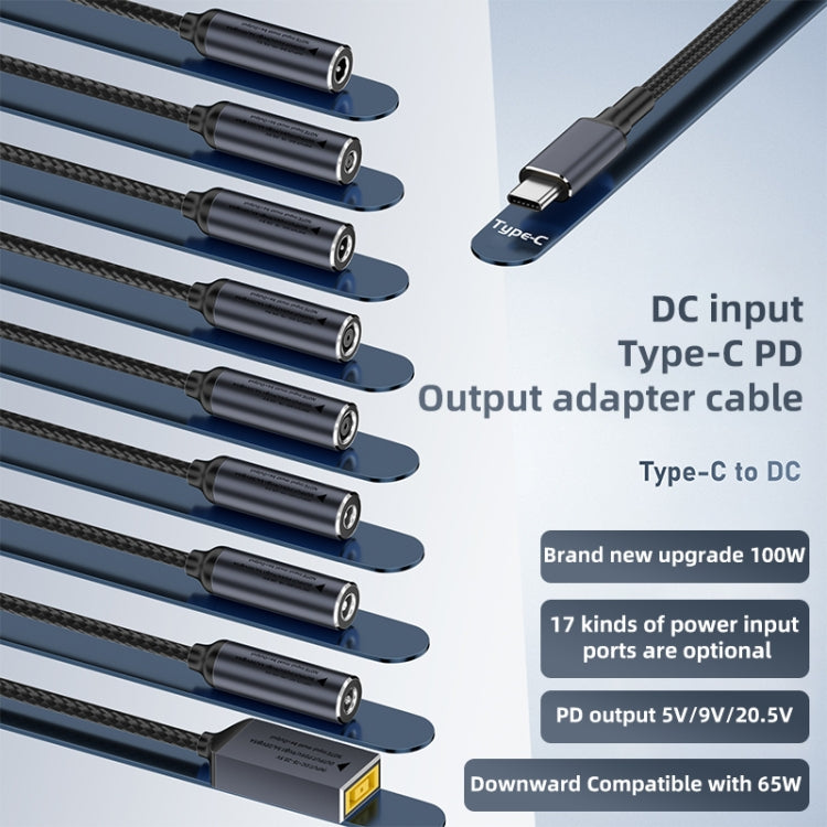 DC 6.3 x 3.0mm to USB-C / Type-C Male 100W Computer Charging Adapter Connector - Universal Power Adapter by PMC TechLife | Online Shopping South Africa | PMC TechLife