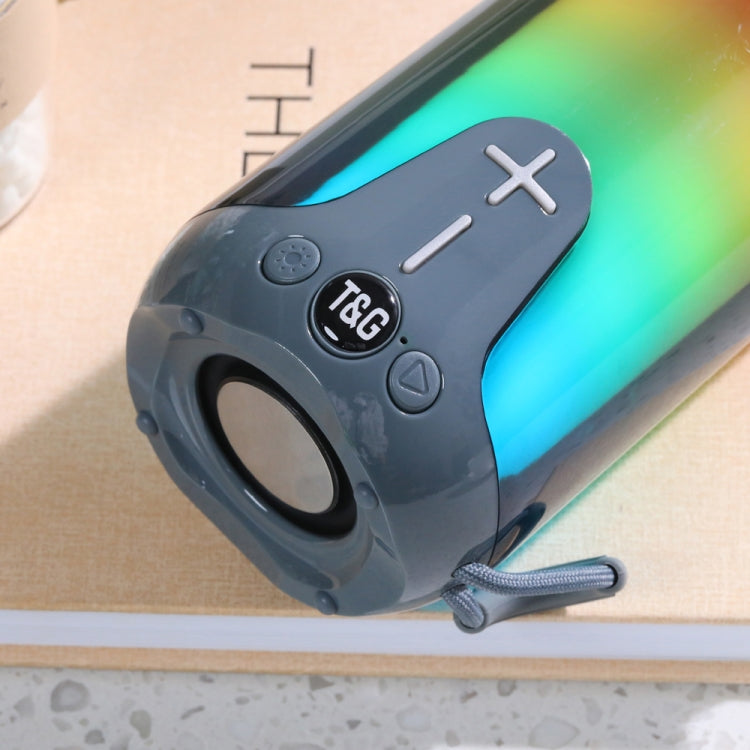 T&G TG651 Portable LED Wireless Bluetooth Speaker Outdoor TWS Subwoofer(Green) - free shipping - PMC Jewellery - Order now!