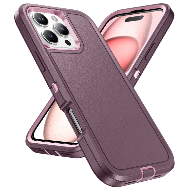 For iPhone 16 Pro Max Life Waterproof Rugged Phone Case(Purple + Pink) - iPhone 16 Pro Max Cases by PMC TechLife | Online Shopping South Africa | PMC TechLife | Buy Now Pay Later Mobicred
