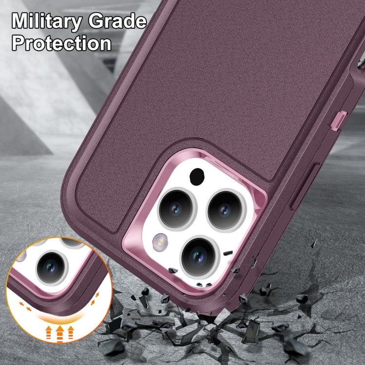 For iPhone 16 Pro Max Life Waterproof Rugged Phone Case(Purple + Pink) - iPhone 16 Pro Max Cases by PMC TechLife | Online Shopping South Africa | PMC TechLife | Buy Now Pay Later Mobicred
