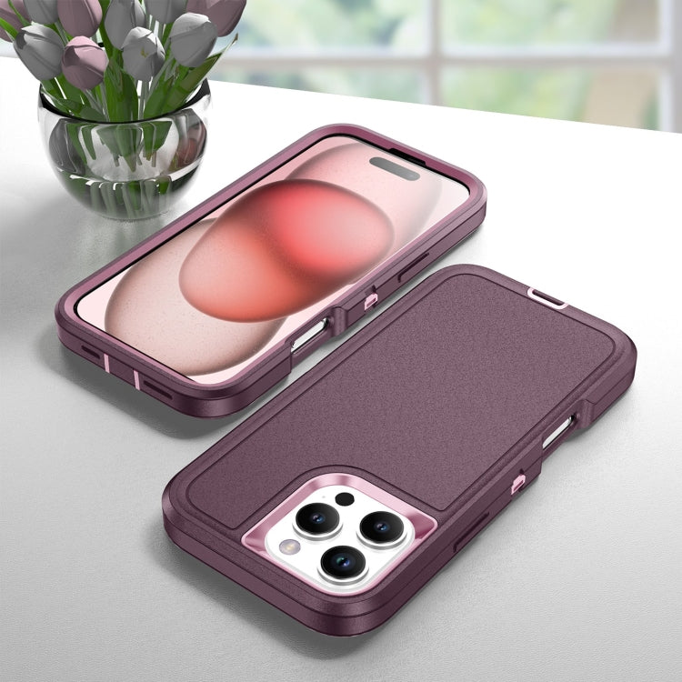 For iPhone 16 Pro Max Life Waterproof Rugged Phone Case(Purple + Pink) - iPhone 16 Pro Max Cases by PMC TechLife | Online Shopping South Africa | PMC TechLife | Buy Now Pay Later Mobicred