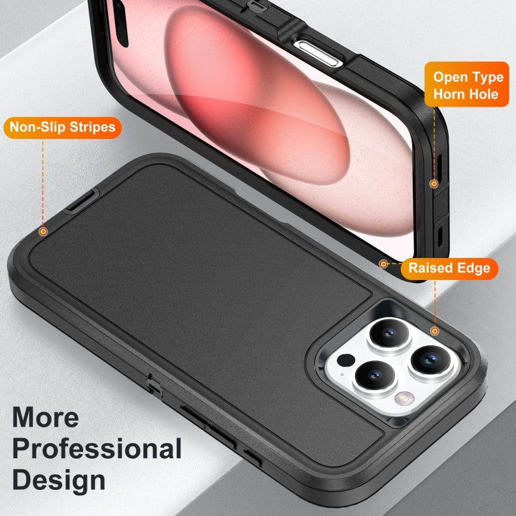 For iPhone 16 Pro Life Waterproof Rugged Phone Case(Black) - iPhone 16 Pro Cases by PMC TechLife | Online Shopping South Africa | PMC TechLife | Buy Now Pay Later Mobicred