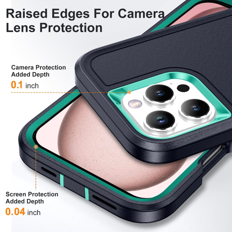 For iPhone 16 Pro Life Waterproof Rugged Phone Case(Dark Blue + Light Blue) - iPhone 16 Pro Cases by PMC TechLife | Online Shopping South Africa | PMC TechLife | Buy Now Pay Later Mobicred