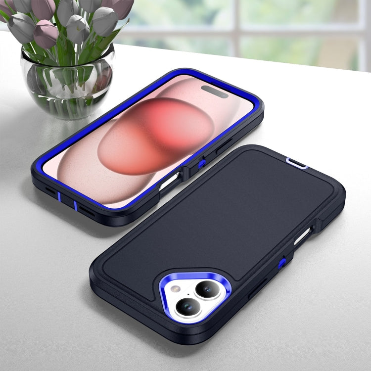 For iPhone 16 Plus Life Waterproof Rugged Phone Case(Dark Blue + Royal Blue) - iPhone 16 Plus Cases by PMC TechLife | Online Shopping South Africa | PMC TechLife | Buy Now Pay Later Mobicred