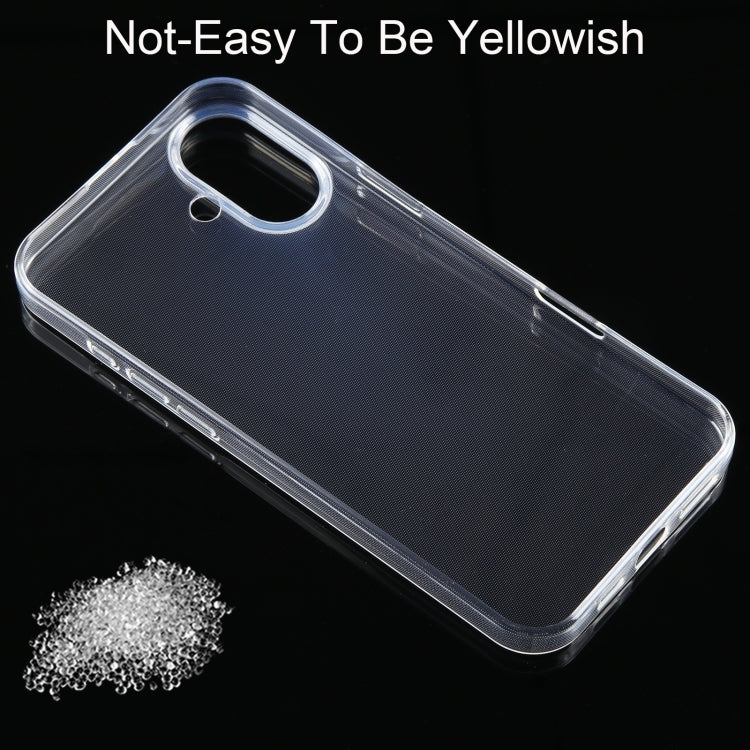 For iPhone 16 Plus Ultra-thin Transparent TPU Phone Case - iPhone 16 Plus Cases by PMC TechLife | Online Shopping South Africa | PMC TechLife | Buy Now Pay Later Mobicred