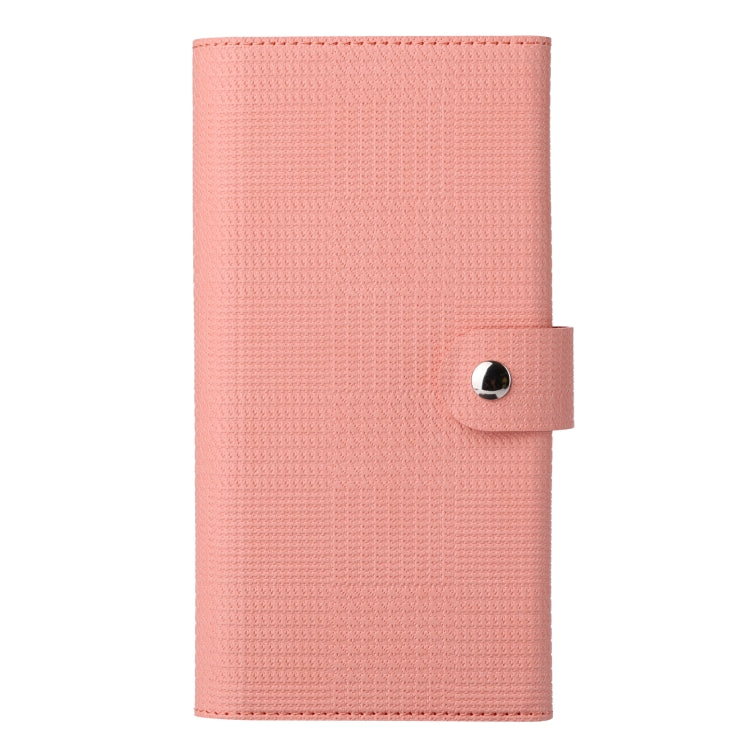 For iPhone 14 Plus ViLi GHB Series MagSafe Magnetic Zipper Leather Phone Case(Pink) - iPhone 14 Plus Cases by ViLi | Online Shopping South Africa | PMC Jewellery | Buy Now Pay Later Mobicred