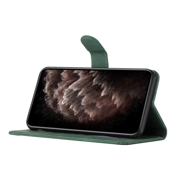 For iPhone 17 Pro Cubic Skin Feel Flip Leather Phone Case(Green) - free shipping - PMc TechLife - Order now!