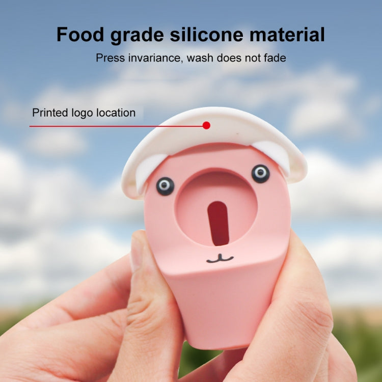 For Apple Watch Series Hat Bear Shaped Silicone Charging Base(Brown) - Charger / Holder by PMC TechLife | Online Shopping South Africa | PMC TechLife | Buy Now Pay Later Mobicred