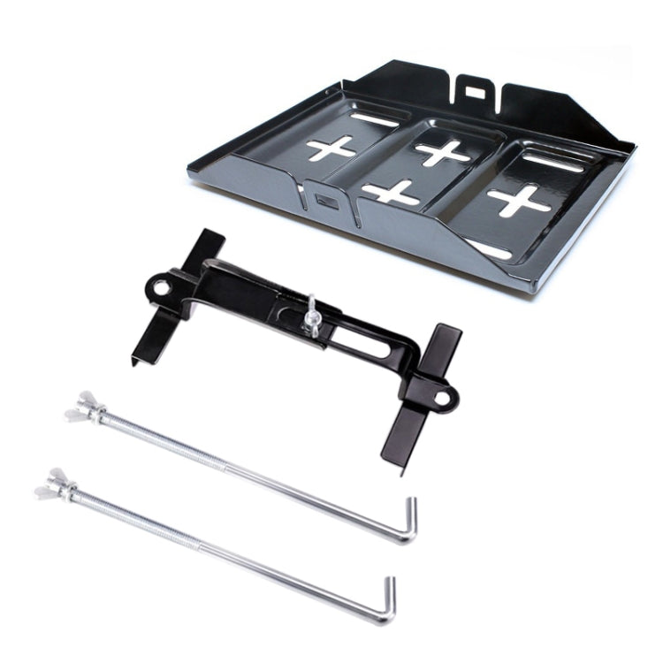 Car Universal Battery Bracket Adjustable Battery Fixed Holder + Base Tray, Size:34.5cm Base + 27cm Bracket - Engine Fittings by PMC TechLife | Online Shopping South Africa | PMC TechLife | Buy Now Pay Later Mobicred