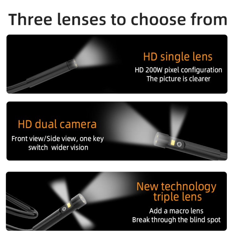 T23 3.9mm Single Lens 7 inch Screen Industrial Endoscope, Spec:1m Tube -  by PMC TechLife | Online Shopping South Africa | PMC TechLife | Buy Now Pay Later Mobicred