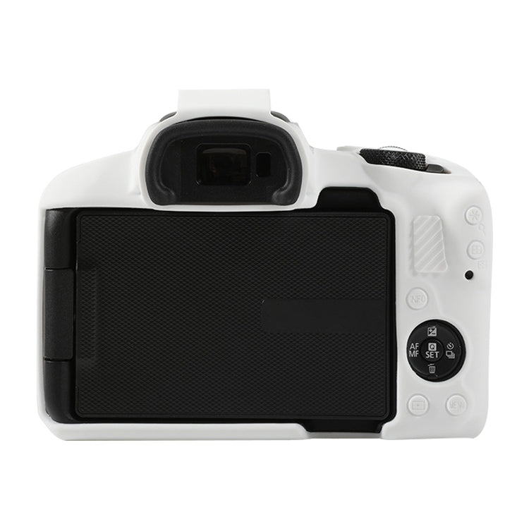 For Canon EOS R50 Soft Silicone Protective Case(White) - Protective Case by PMC TechLife | Online Shopping South Africa | PMC TechLife
