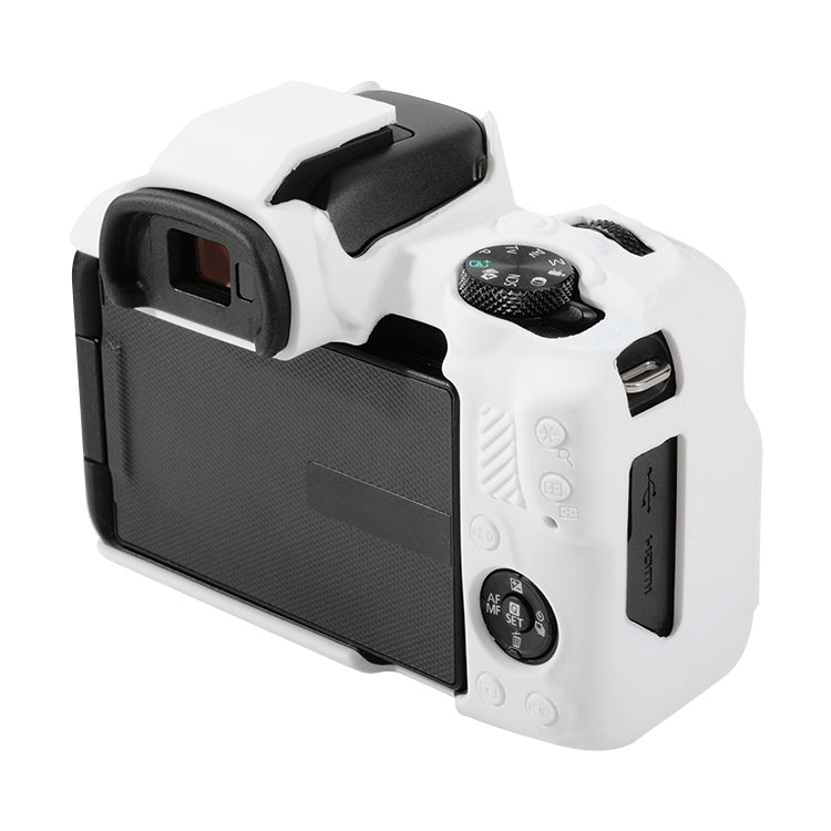 For Canon EOS R50 Soft Silicone Protective Case(White) - Protective Case by PMC TechLife | Online Shopping South Africa | PMC TechLife