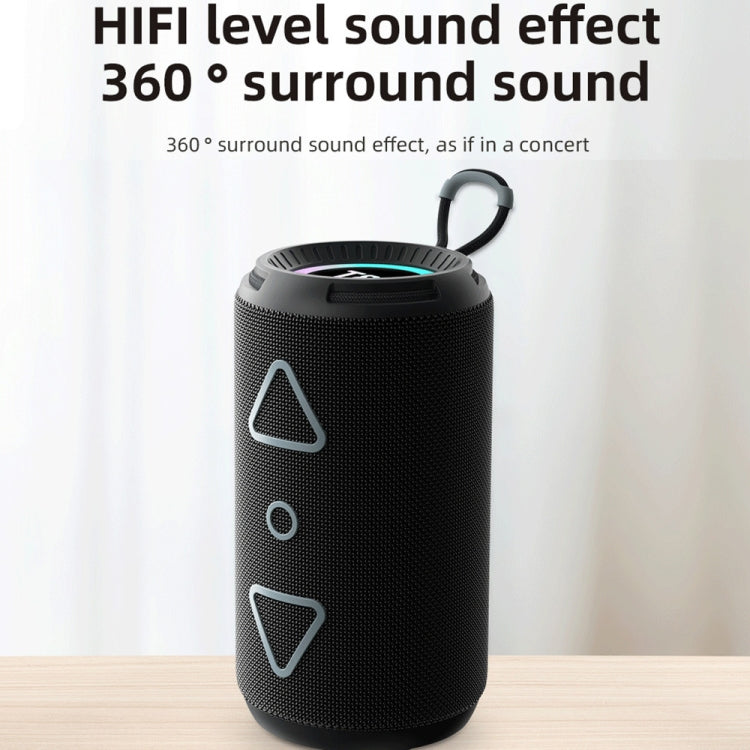 T&G TG-656 Portable Wireless 3D Stereo Subwoofer Bluetooth Speaker Support FM / LED Atmosphere Light(Purple) - free shipping - PMC Jewellery - Order now!