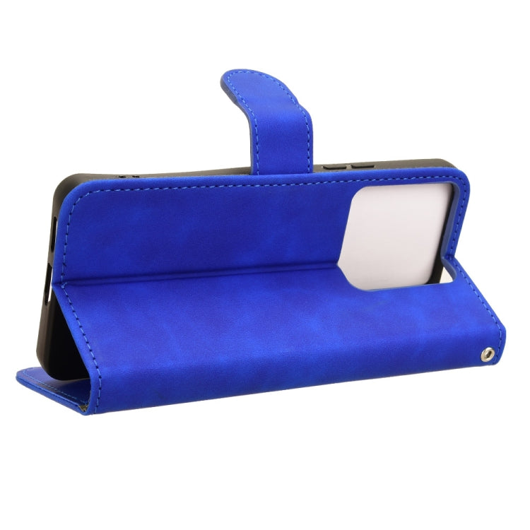 For Xiaomi Redmi Note 13 Pro 5G Skin Feel Magnetic Flip Leather Phone Case(Blue) - Note 13 Pro Cases by PMC TechLife | Online Shopping South Africa | PMC TechLife