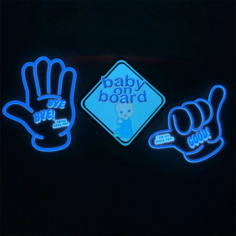 EL Luminous Car Stickers Cold Light Car Stickers Car Luminous Pattern Decoration(Drift Model) - Decorative Sticker by PMC TechLife | Online Shopping South Africa | PMC TechLife | Buy Now Pay Later Mobicred