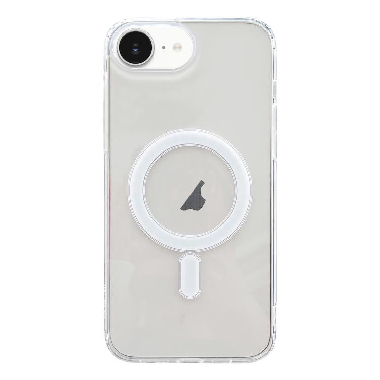 For iPhone 16e MagSafe Magnetic Clear Acrylic TPU Phone Case(Transparent) - iPhone 16e Cases by PMC TechLife | Online Shopping South Africa | PMC TechLife | Buy Now Pay Later Mobicred